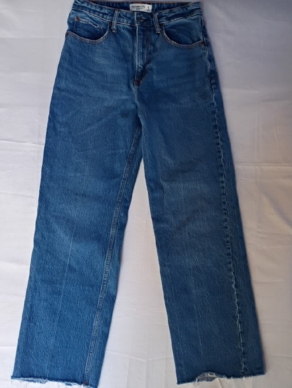 Abercrombie & Fitch Women's The 90's Relaxed High Rise Straight-Leg Jeans 28 - Picture 4 of 15
